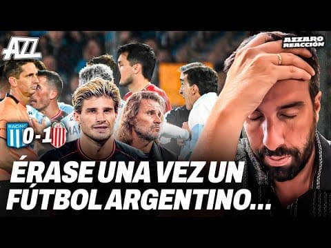 AZZARO REACCIÓN - YA NADA TIENE SENTIDO: RACING PERDIÓ 1-0 ANTE BARRACAS