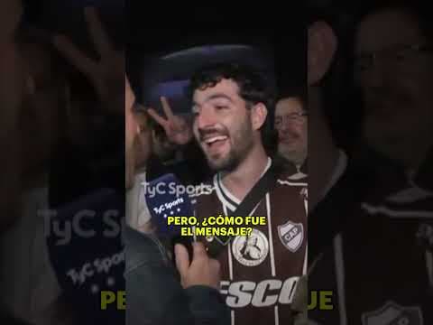 "ME ECHARON DEL LABURO POR VENIR A VER A PLATENSE"😲🦑