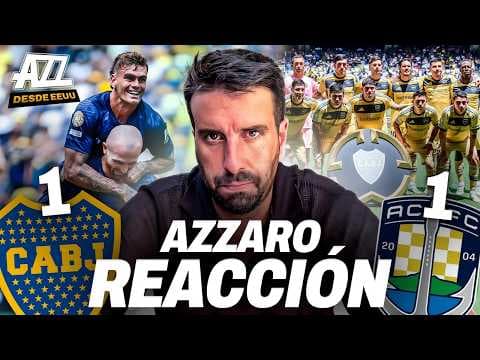 AZZARO REACCIÓN - BOCA DIO LÁSTIMA: EMPATÓ 1-1 CON AUCKLAND Y QUEDÓ ELIMINADO DEL MUNDIAL DE CLUBES