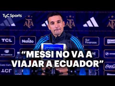 SCALONI en CONFERENCIA de PRENSA tras la GOLEADA de ARGENTINA ante VENEZUELA en el MONUMENTAL 🇦🇷⚽