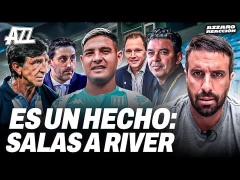 AZZARO REACCIÓN - FIN DE LA NOVELA: SALAS SE VA DE RACING Y JUGARÁ EN RIVER
