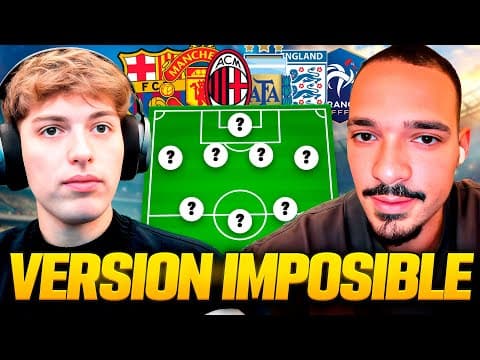 ¿QUIEN PUEDE HACER EL MEJOR 11 VERSION IMPOSIBLE? VS. WILL (FUTBOLITOS) - DEBATE FUTBOLISTICO (2025)